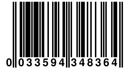 0 033594 348364