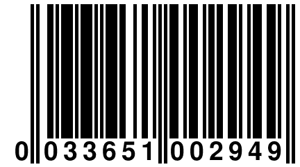 0 033651 002949