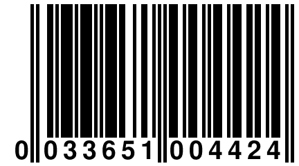 0 033651 004424