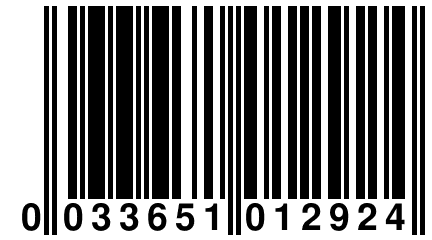 0 033651 012924