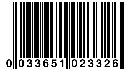 0 033651 023326