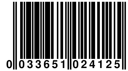 0 033651 024125