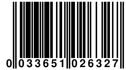 0 033651 026327