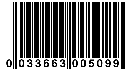 0 033663 005099