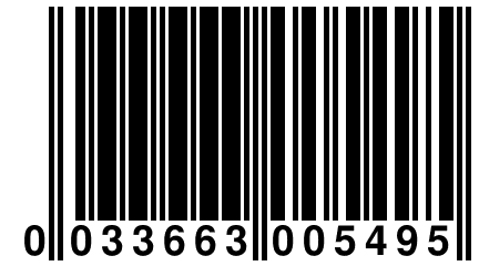 0 033663 005495