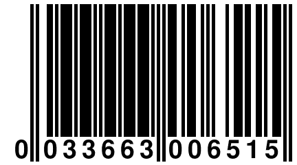 0 033663 006515