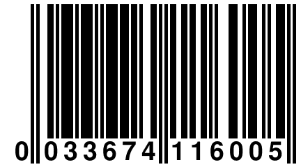 0 033674 116005