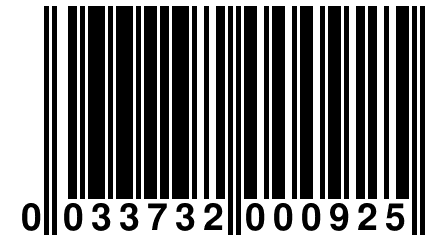 0 033732 000925