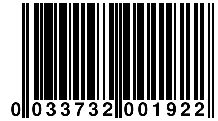 0 033732 001922