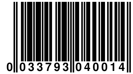 0 033793 040014