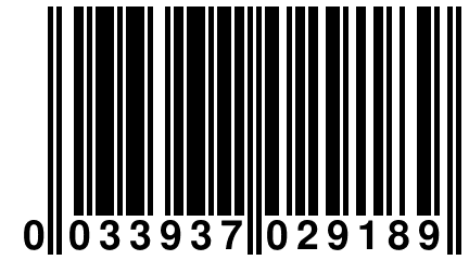 0 033937 029189