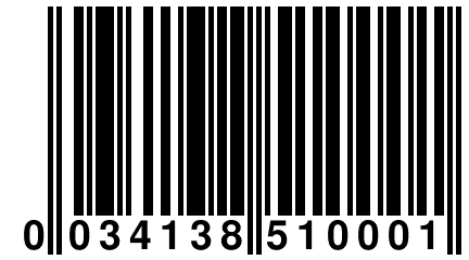 0 034138 510001