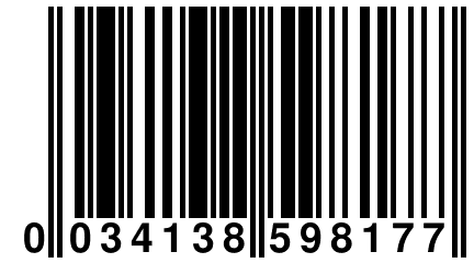 0 034138 598177