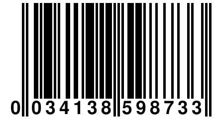 0 034138 598733