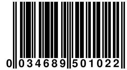 0 034689 501022