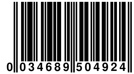 0 034689 504924