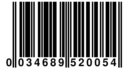 0 034689 520054