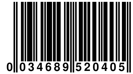 0 034689 520405