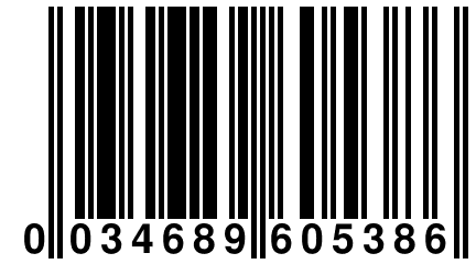 0 034689 605386