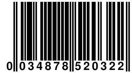 0 034878 520322