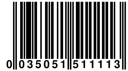 0 035051 511113