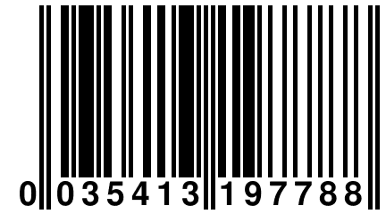 0 035413 197788