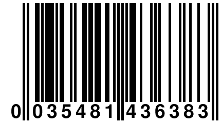 0 035481 436383