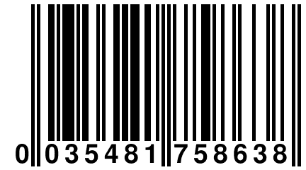 0 035481 758638