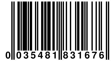 0 035481 831676