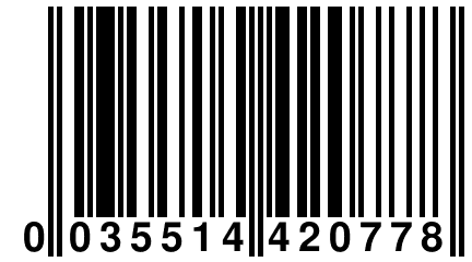 0 035514 420778