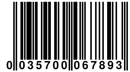 0 035700 067893