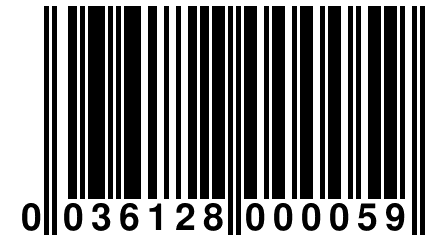 0 036128 000059