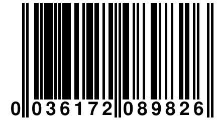 0 036172 089826