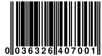 0 036326 407001