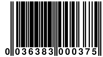 0 036383 000375