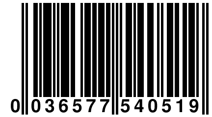 0 036577 540519