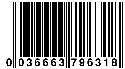 0 036663 796318