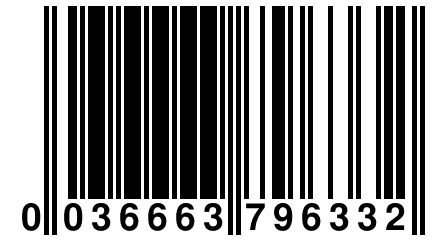 0 036663 796332