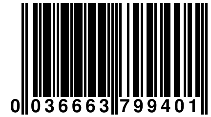 0 036663 799401