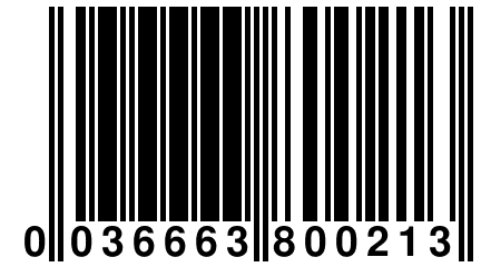 0 036663 800213