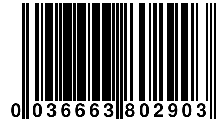 0 036663 802903