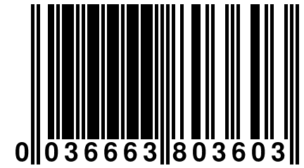 0 036663 803603