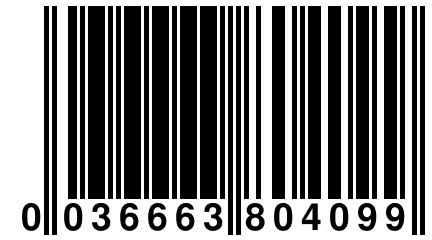 0 036663 804099