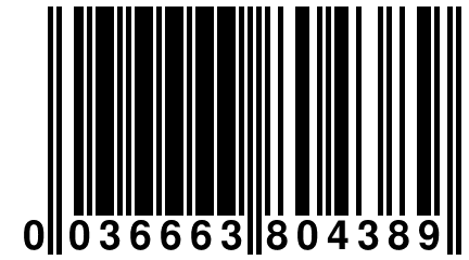 0 036663 804389