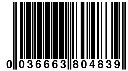 0 036663 804839