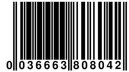 0 036663 808042