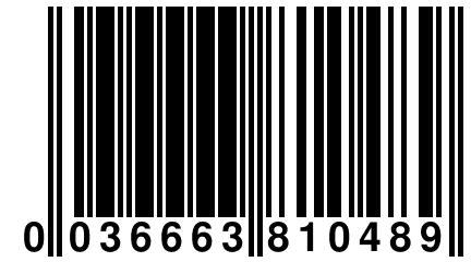 0 036663 810489