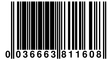 0 036663 811608