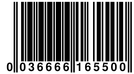 0 036666 165500