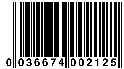 0 036674 002125